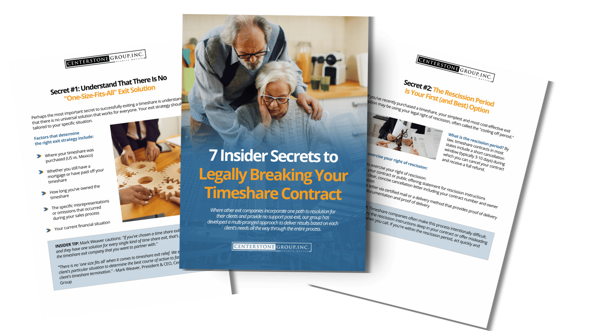 7 Secrets To break Timeshare Booklet