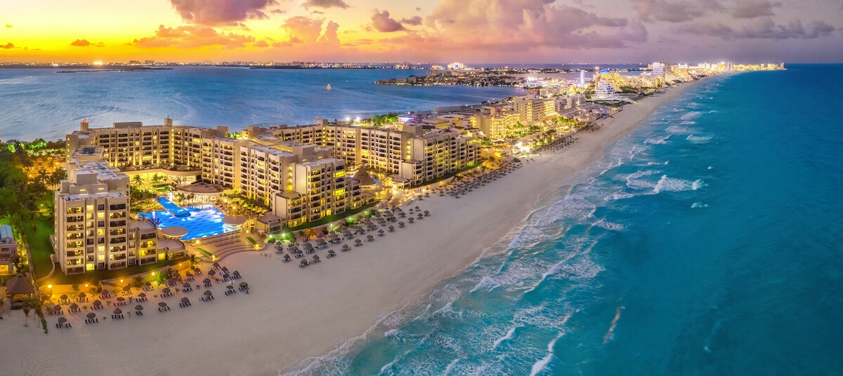 Vidanta: sunset at Cancun