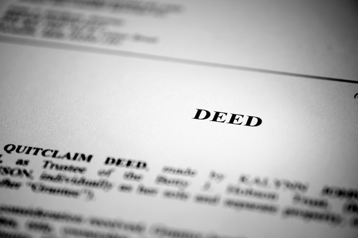 Deed document