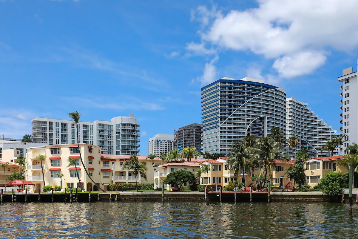 Florida timeshare law: beach front at Fort Lauderdale, Florida