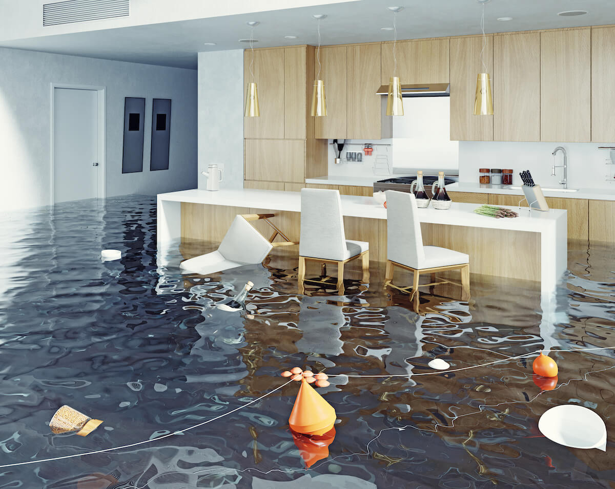 Will Hurricane Ian affect my timeshare maintenance fees: flood inside a house