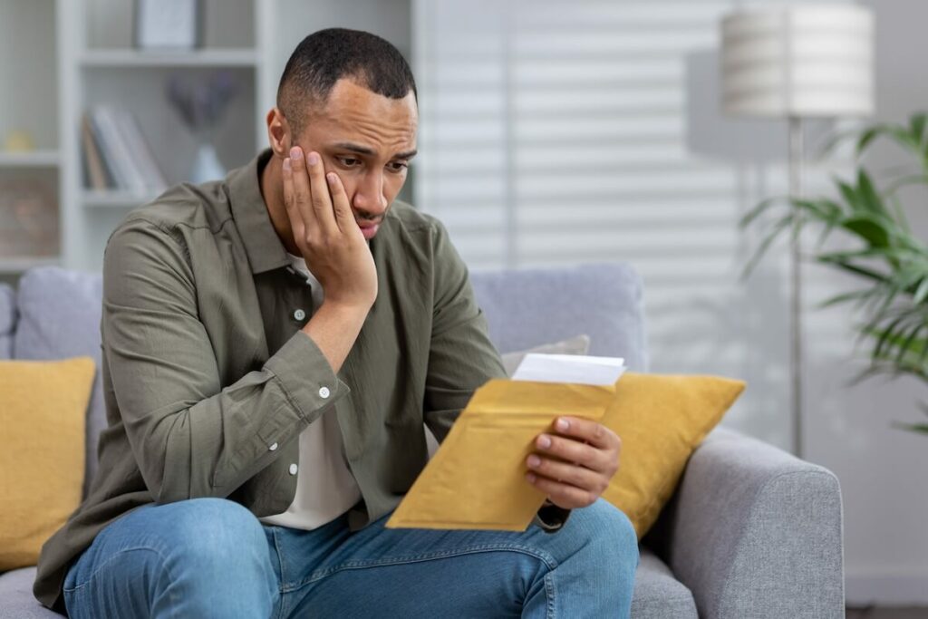 Zwicky vs Diamond Resorts: worried man reading a letter