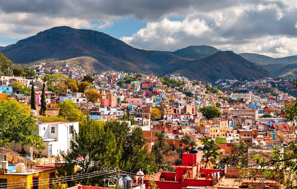 City of Guanajuato in Mexico